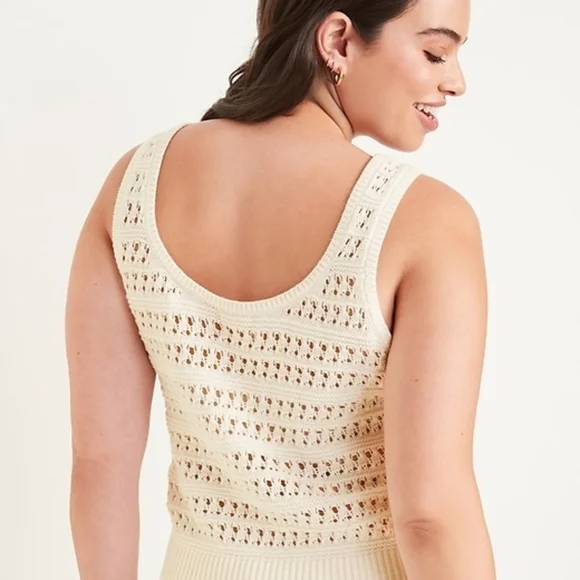 Old Navy Cream Knit Sleeveless Top Size 4X NWT - Picture 4 of 4